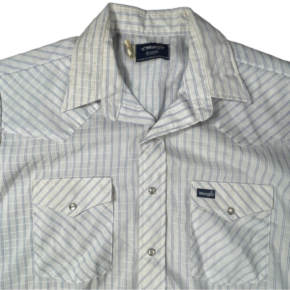 Vintage men’s button down western short sleeve 5 shirt bundle / crafting fabric - Picture 3 of 16